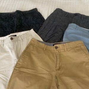 Men’s shorts size 29w All Banana Republic except light blue; $12each/ $50 all